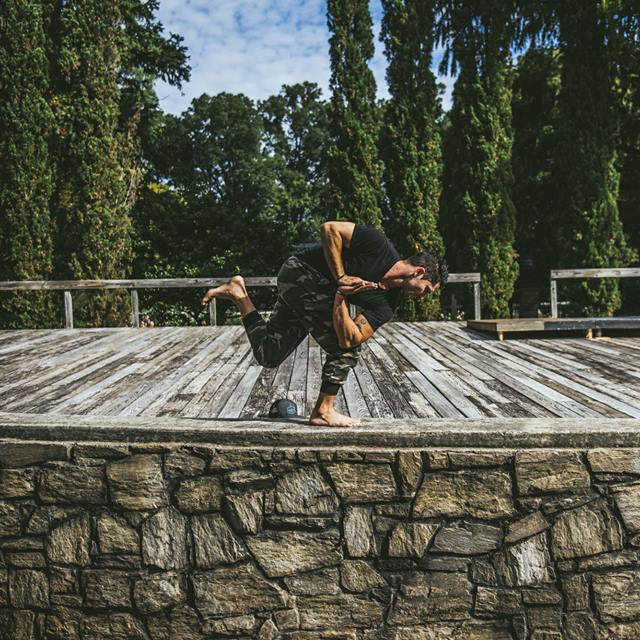 Nick Freitas owner and instructor of Ohana Yoga Jacksonville NC.